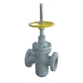 Slab Flat Cast Steel Gate Valve For Petroleum Natural Gas ( Through Conduit )