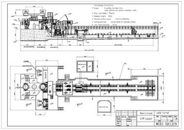 Steel Billet Continuous Casting Machine LadleTurret With ISO Certification
